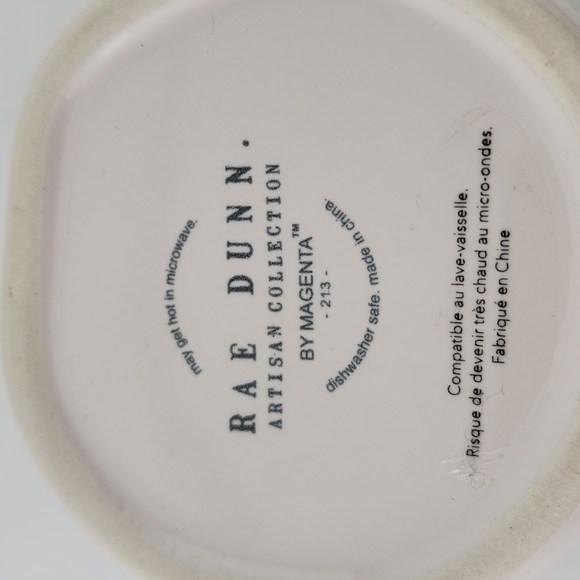 Rae Dunn Matching SANTA PAWS Marching Mug & Dog Bowl Set Large Letters White Red - Picture 11 of 15